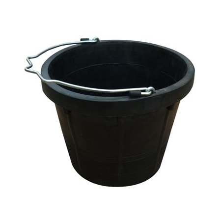 Qingdao Huatian Hand Truck MR 12QT BLK Rubb Bucket MR12QR/BUCK-BLK